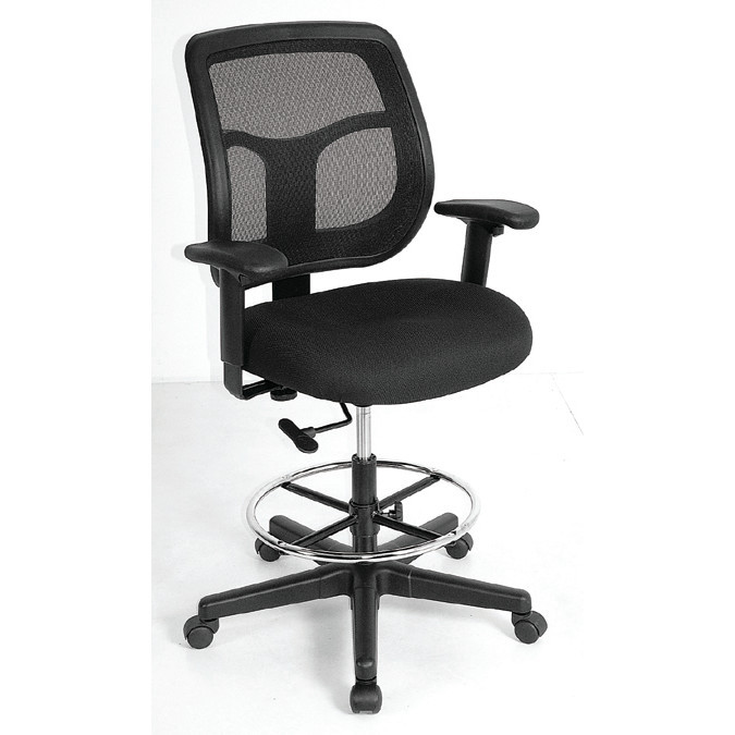 mesh drafting stool